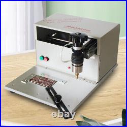 110V Desktop Electric Marking Engraving Machine Nameplate Tags Metal Marking USB