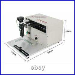 110V Table Electric Marking Machine Metal Label Printer Name Plate Tags Engraver