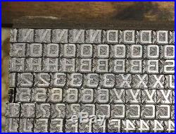 12pt ARBORET Fancy Letterpress Printing Metal Type With Ornamental Elements