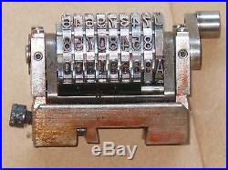 17 PRINTING PRESS 9 DIGIT ROTARY NUMBERING MACHINE-by ATLANTIC FORCE- STRAIGHT