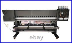 1830mm 72 Large Format Dye Sublimation Printer With 2x Epson 4720 heads 60m2/hr