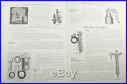 1928 Lamson Goodnow Spraco Printing Equipment Boston MA Booklet Ephemera P1053F