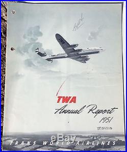 1951 Agreement Signed By Howard Hughes & Noah Dietrich 11 M. For Twa Aircraft