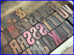 2.5 wood type letterpress wood type wood letter printing alphabet