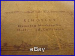 2 Vintage Boxes KINGSLEY Stamping Machine Hot Foil STAMPS Font Spartan Medium