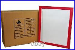 20 x 24 Inch Pre-Stretched Aluminum Silk Screen Printing Frames with 160 Whit