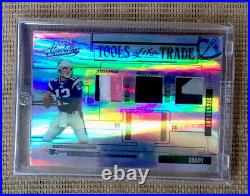 2005 TOM BRADY Absolute Playoff Memorabilia Tools of the Trade 5/5