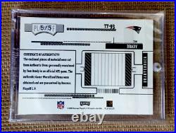 2005 TOM BRADY Absolute Playoff Memorabilia Tools of the Trade 5/5