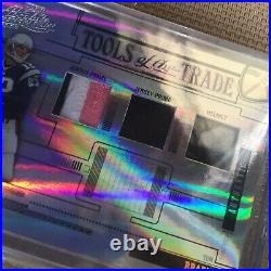 2005 TOM BRADY Absolute Playoff Memorabilia Tools of the Trade 5/5