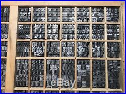 36 PT Goudy Italic Letterpress Metal Type Entire Drawer Full Mint Condition