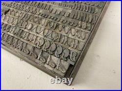 36pt Stylescript- Foundry Metal Type Letterpress Font Printing Baltotype