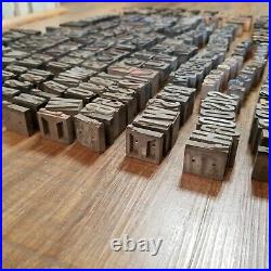 430 + Lot Vintage Letterpress Printing Blocks Letters Numbers Punctuation