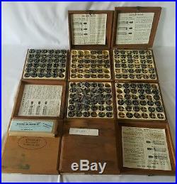 5 Boxes Vintage Kingsley Machine Co Hollywood Foil Stamping Letters Type Sets