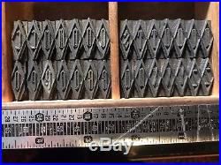 66 PT. Gothic Initial Letterpress Metal Type Rare
