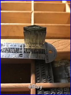 66 PT. Gothic Initial Letterpress Metal Type Rare