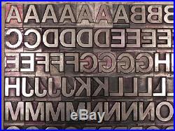 72 Point Helvetica Medium Letterpress Type