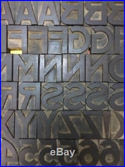 94 Pcs 70 Mm Rare Wood Letterpress Type Print Block 24