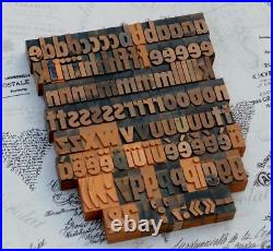 A-z letterpress printing blocks type vintage printer letter typography antique´