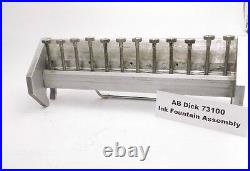 AB Dick A-73100 Ink Fountain Assembly Prepaid Shipping (73100)