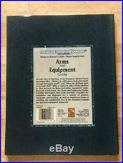 AD&D 2nd Edition Arms and Equipment Guide (2nd Printing) Very Good Condition