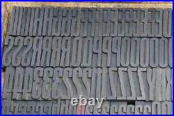 ART DECO letterpress wood printing blocks 3.54tall wooden type woodtype Nouveau