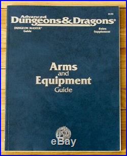 Advanced Dungeons & Dragons ARMS AND EQUIPMENT GUIDE 1994 5th printing L12