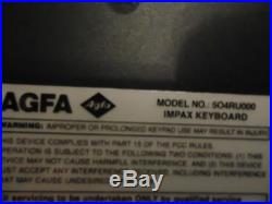 Agfa, Original Impax Keyboard, Model#504ru00, Used