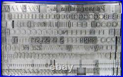 Alphabet Letterpress Print Type French Import 24pt Peignot Medium MN18 8#