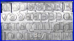 Alphabets Metal Letterpress Print Type 48pt Lombardic Capitals ML54 6#