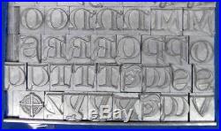 Alphabets Metal Letterpress Print Type 48pt Lombardic Capitals ML54 6#