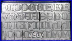 Alphabets Metal Letterpress Print Type 48pt Lombardic Capitals ML92 6#