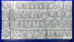 Alphabets Metal Letterpress Print Type 48pt Lombardic Capitals ML93 6#