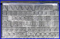 Alphabets Metal Letterpress Print Type Import SB 30pt Fry's Ornamented ML80 5#