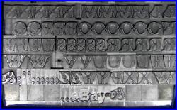 Alphabets Metal Letterpress Print Type Import SB 30pt Fry's Ornamented ML80 5#