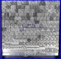 Alphabets Metal Letterpress Print Type Import ta 16pt Largo Open ML73 5#
