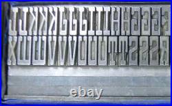 Alphabets Metal Letterpress Printing Type 36pt Newport Monograms MN49 3#