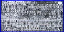 Alphabets Vintage Metal Letterpress Type 14pt Melior Semi Bold MN06 6#