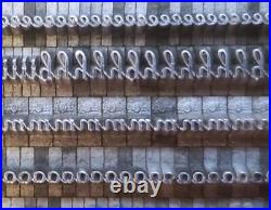 Alphabets Vintage Metal Letterpress Type ATF #404 14pt Typo Upright B64 8#