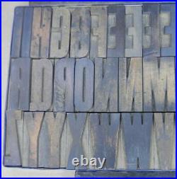 Alphabets WOOD Letterpress Type Hamilton 10line 1-5/8 Gothic MW13 2#