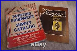 American Printing Equipment & Supply Co. Catalog 1976-77 / Thompson Equipment