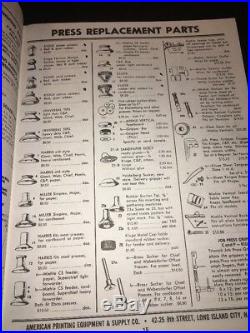 American Printing Equipment & Supply Co. Equipment and Supply Catalog 1994-95