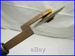 Antique Bookbinding Leather Gilding Finishing Brass Roller Fillet Tool Gaskill