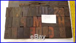 Antique Letterpress Wood Type sorts 15 line (3) q89