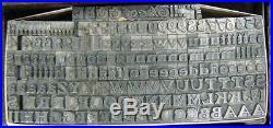 Antique Metal Letterpress Printing Type 24pt Buffalo D6 7#