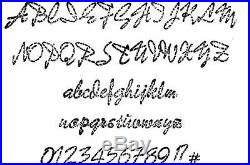 Antique Set Letterpress Iron Font Set Pt4 Cicero Gong Germany Printers Alphabet