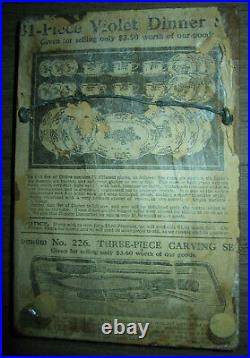 Antique letterpress wood copper printing plate block, advertising sales catalog