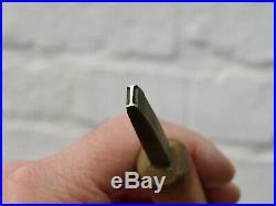 BOOKBINDING GILDING FINISHING TOOL 39 LETTERS & NUMBERS 7mm 21pt