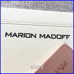 Bernie Madoff Estate Auction Personal Stationery Copper Printing Die Block RARE