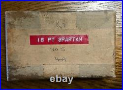 Bookbinding Type 18 pt Spartan