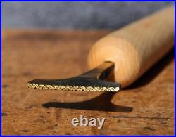 Brass Bookbinder Hand Tool Ornament Pallet Leather gilding stamp embossing rare